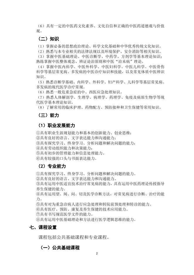 2021级中医学专业人才培养方案.doc
