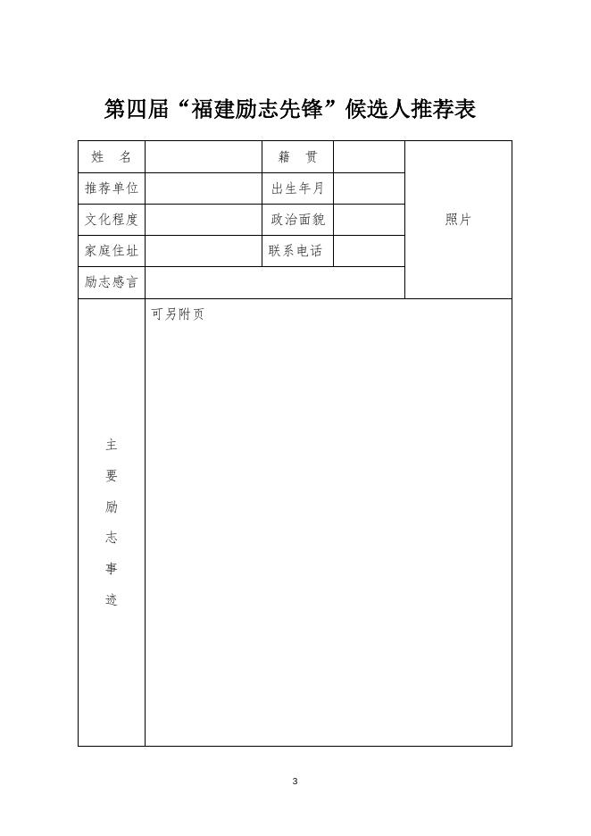 关于推荐“福建励志先锋”候选人的通知(榕职院学〔2021〕45 号).doc