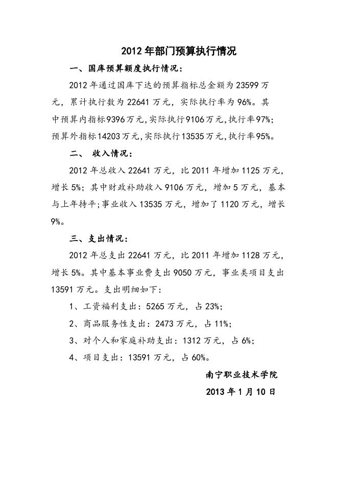 2012年部门预算执行情况.doc