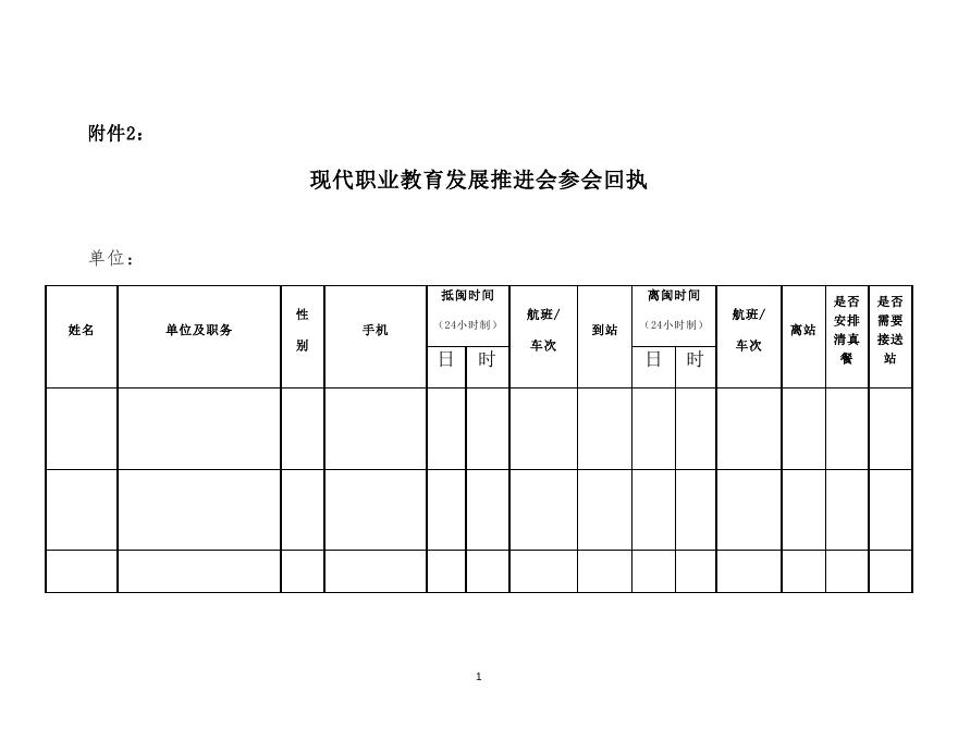 现代职业教育发展推进会参会回执.docx