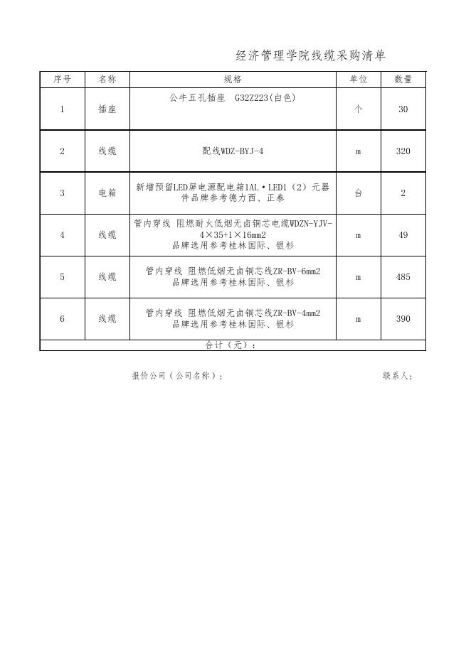 附件：经济管理学院线缆采购清单（挂网）.xlsx