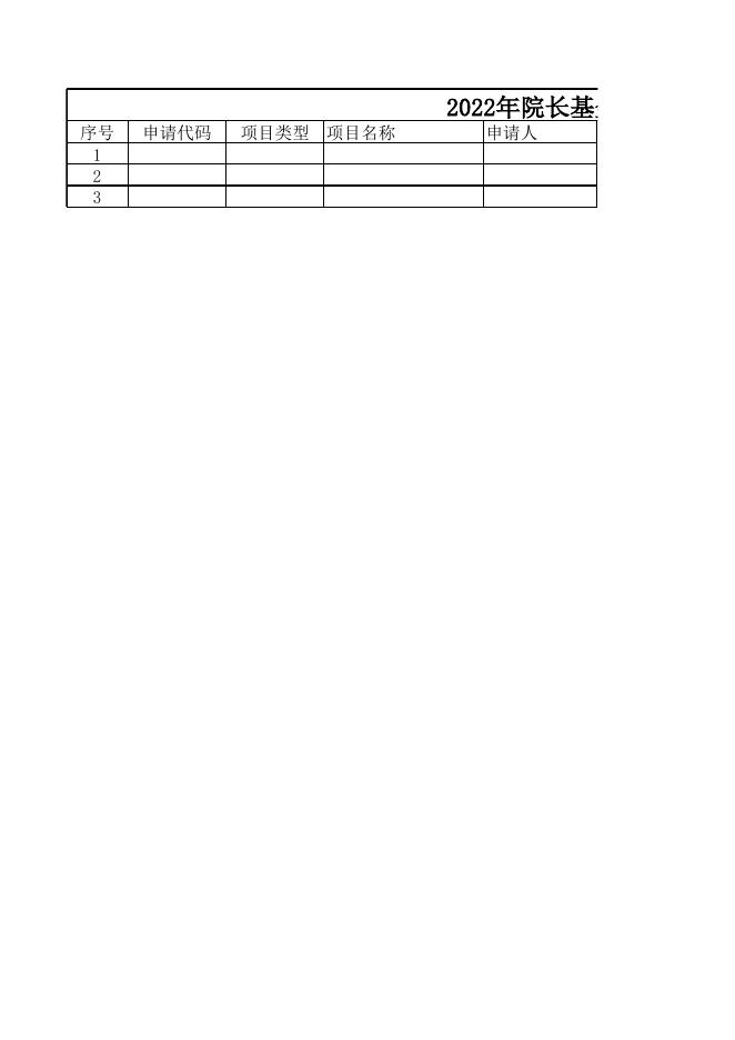 5. 《2023年院长基金项目汇总表》.xlsx