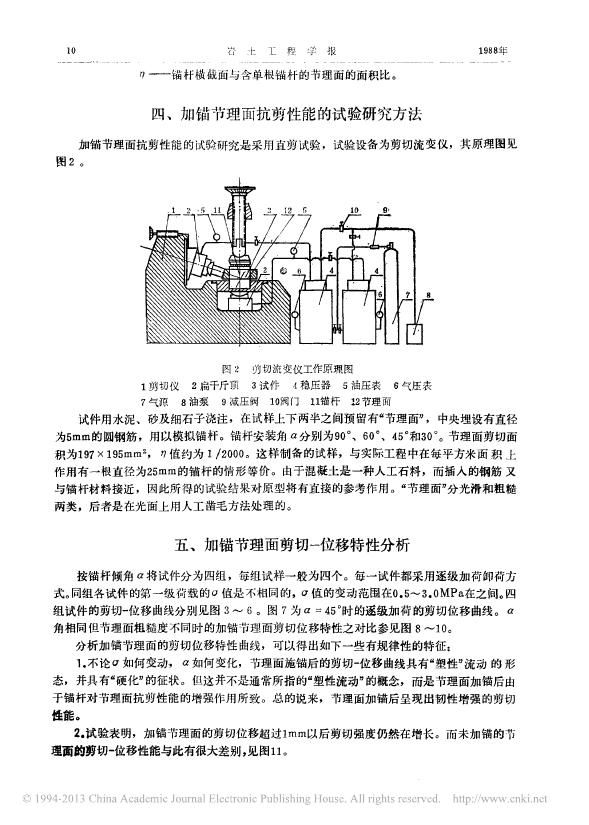 加锚节理面抗剪性能研究.pdf