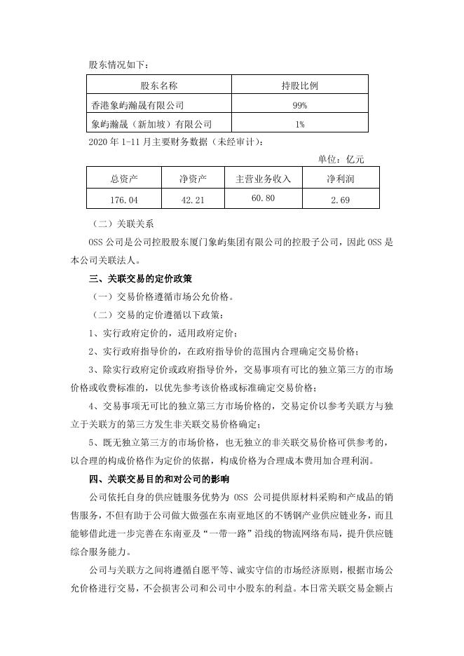 关于2021年度与PT Obsidian Stainless Steel发生日常关联交易的公告.pdf