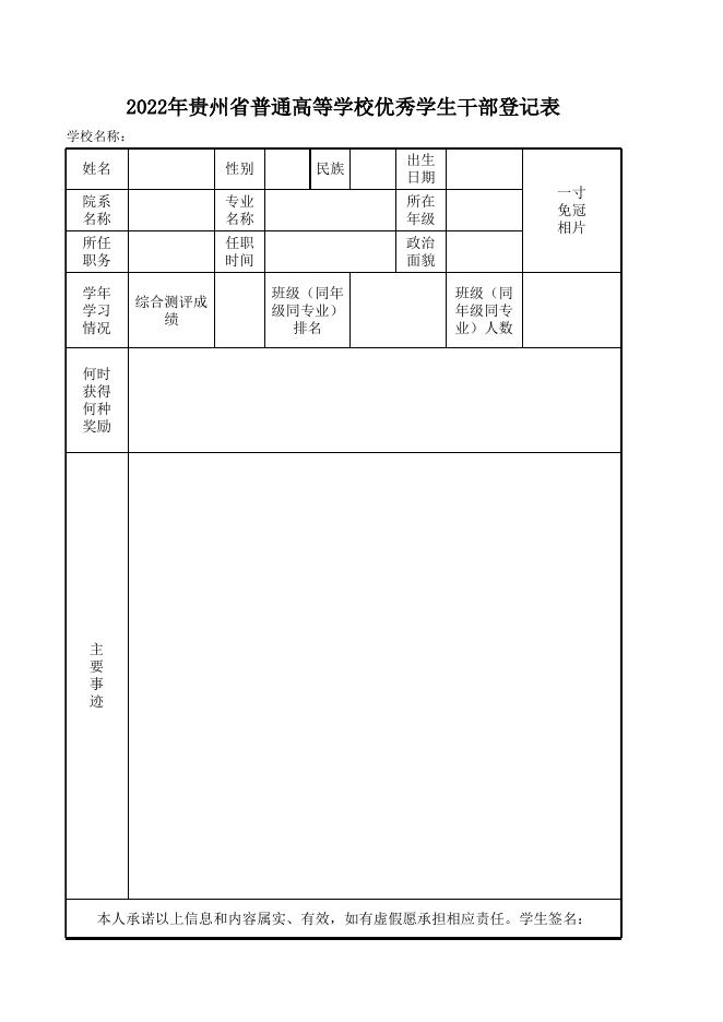附件2：2022年省级优秀学生干部推荐登记表.xls