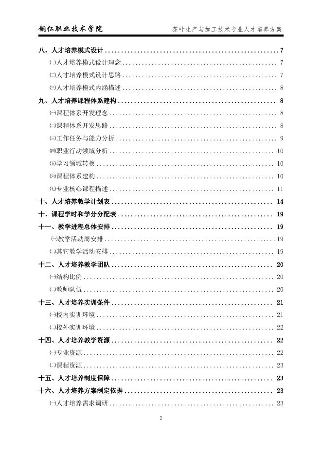 2021级茶叶生产与加工技术专业人才培养方案.pdf