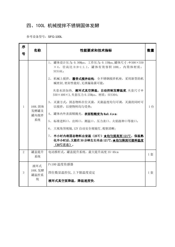 设备采购清单及技术参数要求.docx