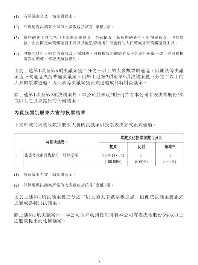 01958--北京汽车:2020年年度股东大会、2021年第一次内资股类别股东大会及2021年第一次H股类别股东大会的投票结果；2020年度利润分配及股息分派；委任非执行董事 2021年06月18日.pdf