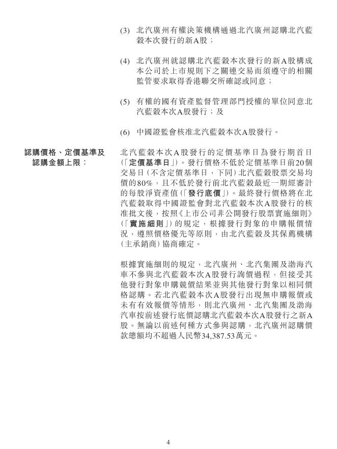 01958--北京汽车:关连交易认购北汽蓝谷新A股 2020年08月03日.pdf