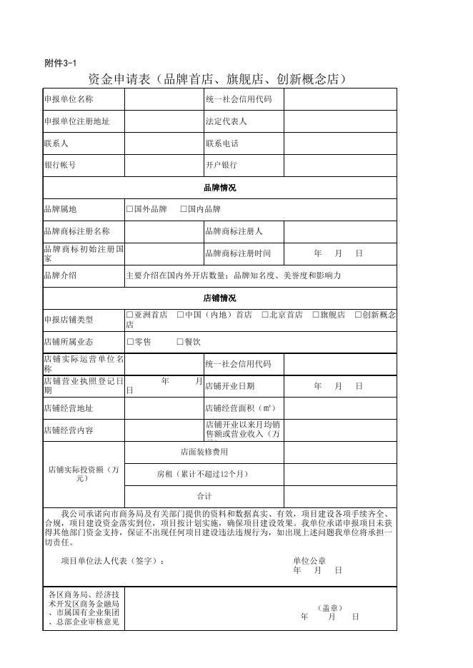 附件3 资金申请表（内含6张表）.xls