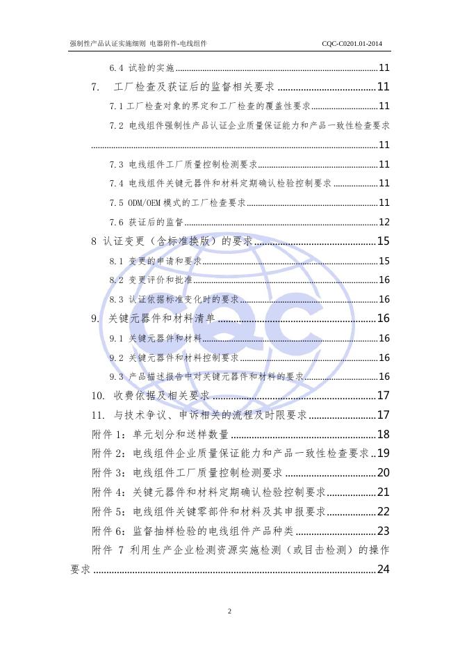 CQC-C0201.01-2014 强制性产品认证实施细则 电器附件-电线组件.pdf