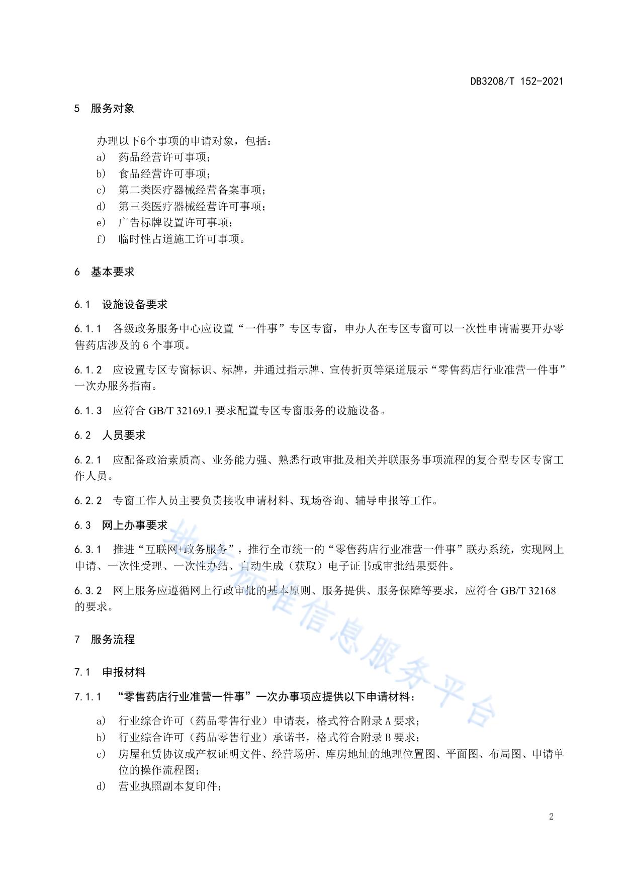 “零售药店行业准营一件事”一次办服务规范