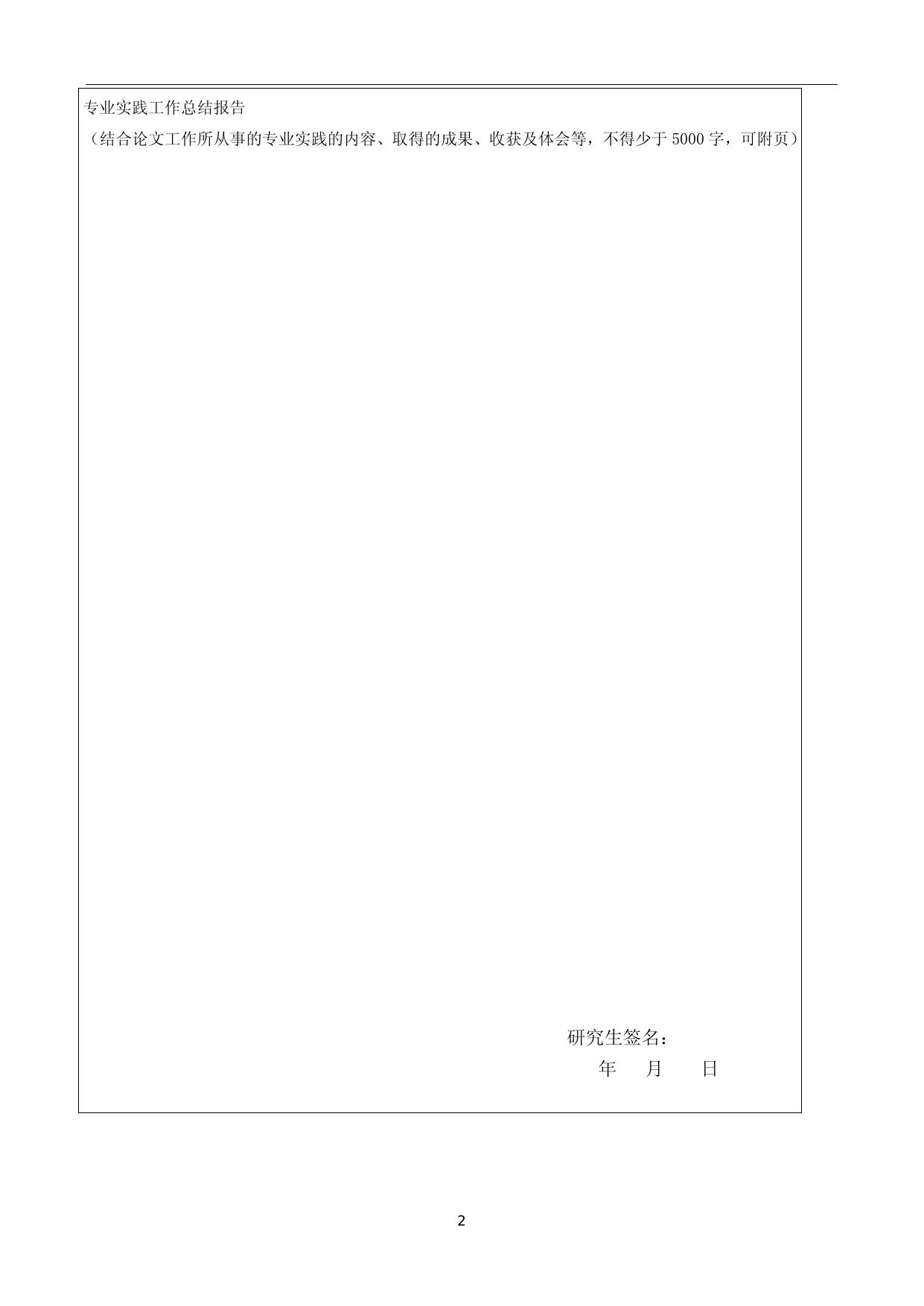 东南大学专业学位研究生专业实践考核表