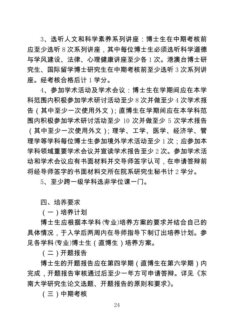 东南大学学术学位博士研究生培养方案.pdf