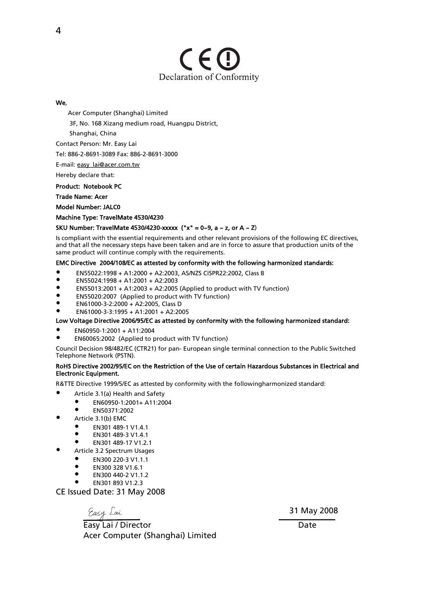 TravelMate 4230快速使用指南.pdf