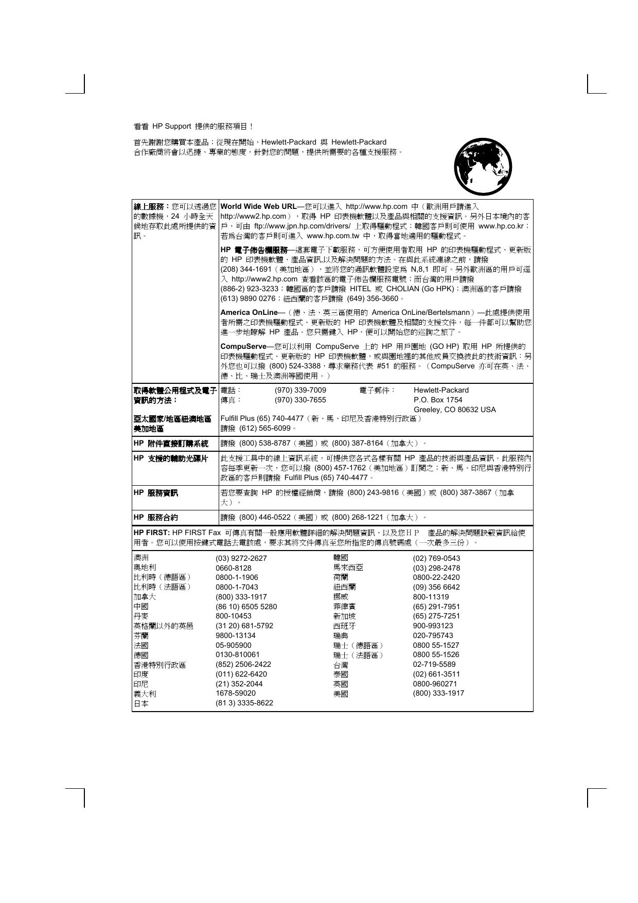 惠普LaserJet 6L打印机说明书