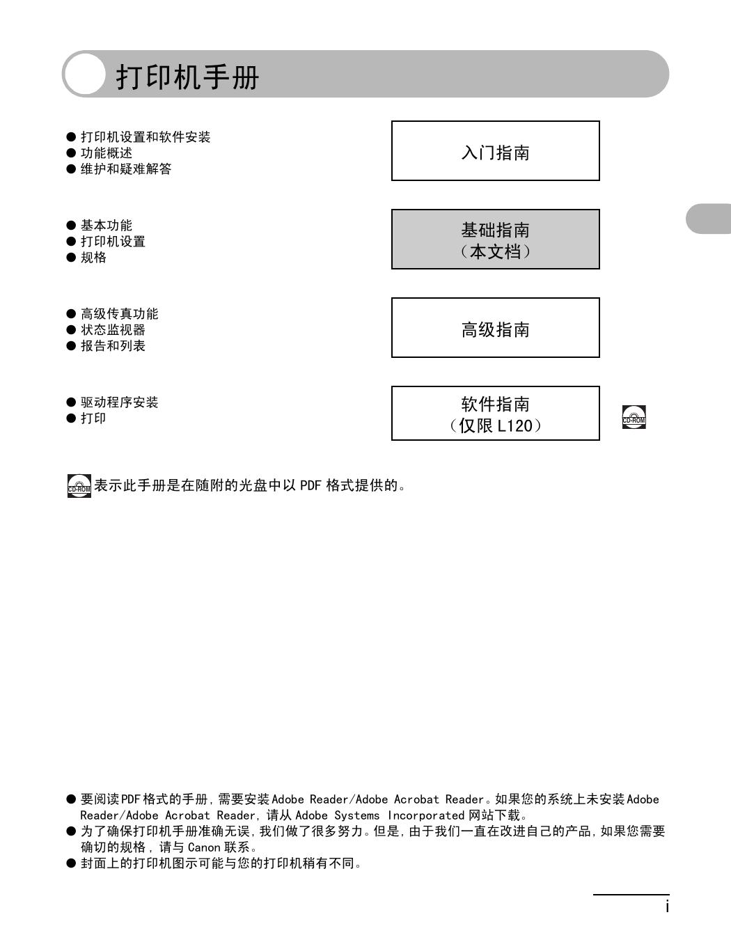 佳能 FAX-L100传真机 使用说明书