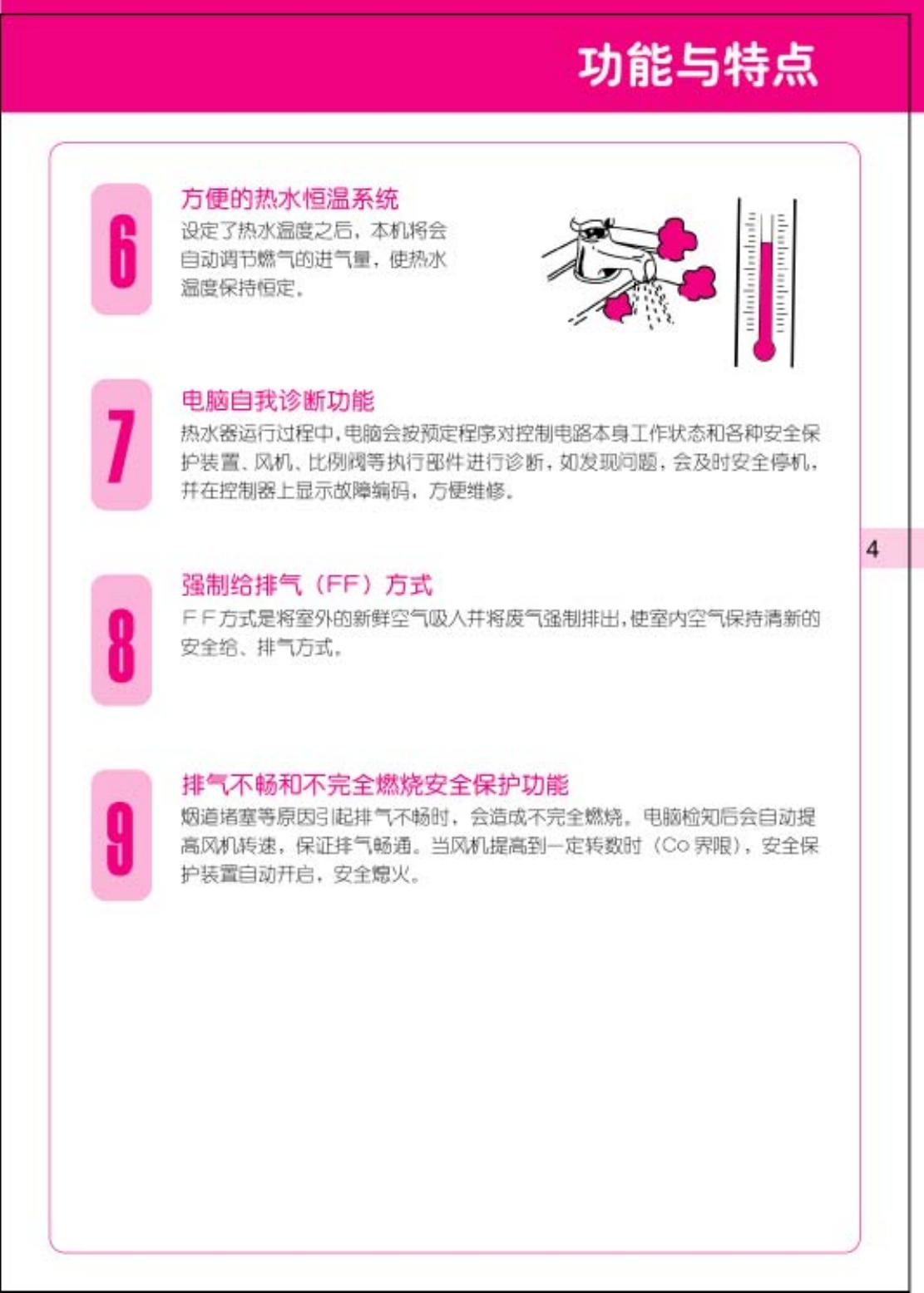 林内牌供暖/热水两用燃气快速热水器(JLG22-16S)说明书