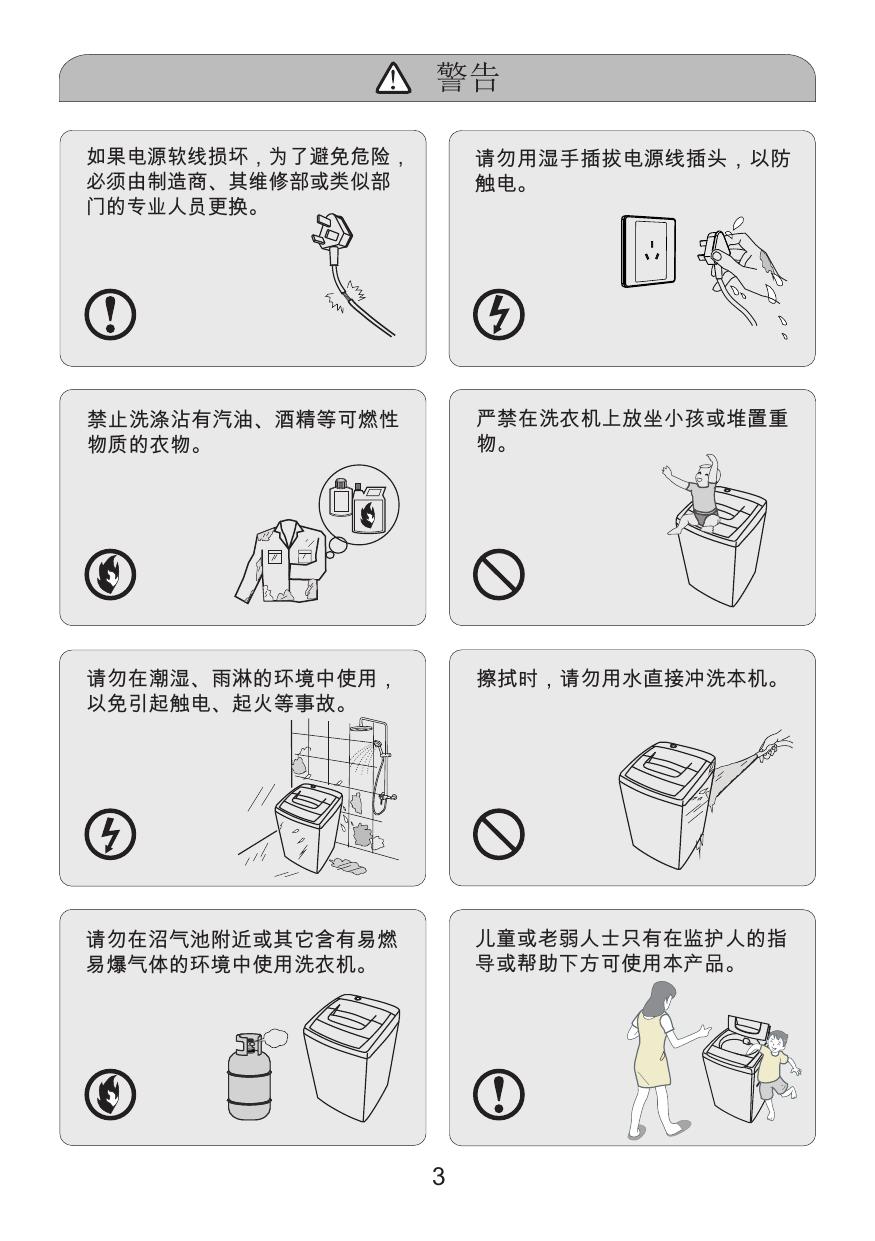 小天鹅TB80-8168H洗衣机使用说明书