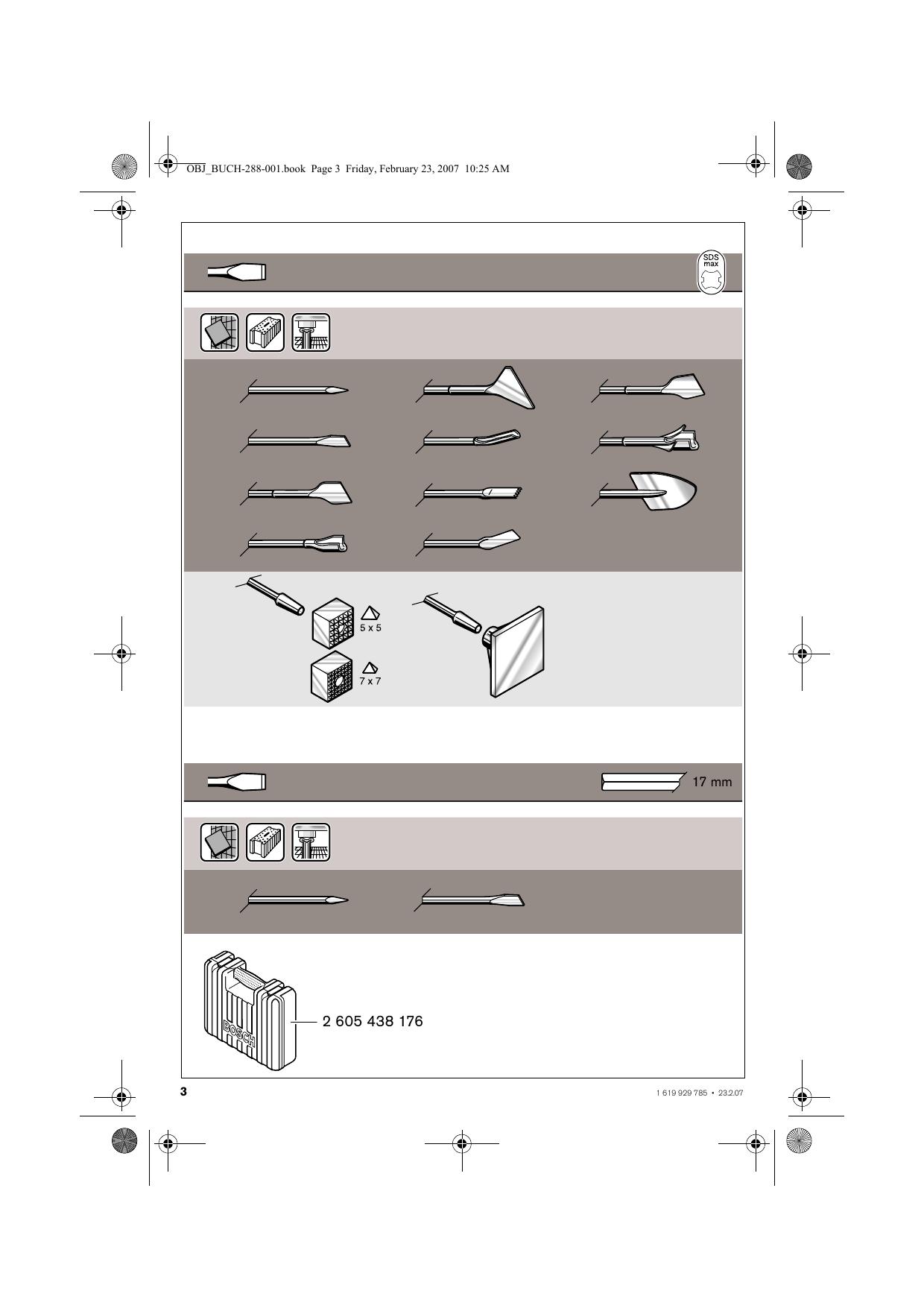 博世GSH388五搞电镐操作说明书