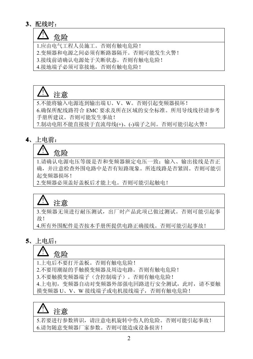 深川SVF1000-G1.5S2B通用变频器说明书