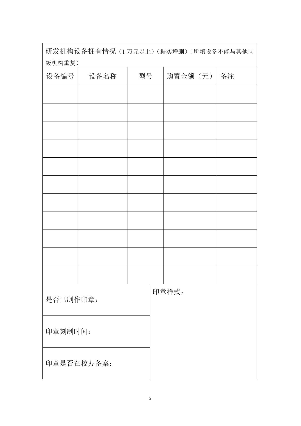 长安大学公路学院附件4长安大学校级研发机构登记表.doc