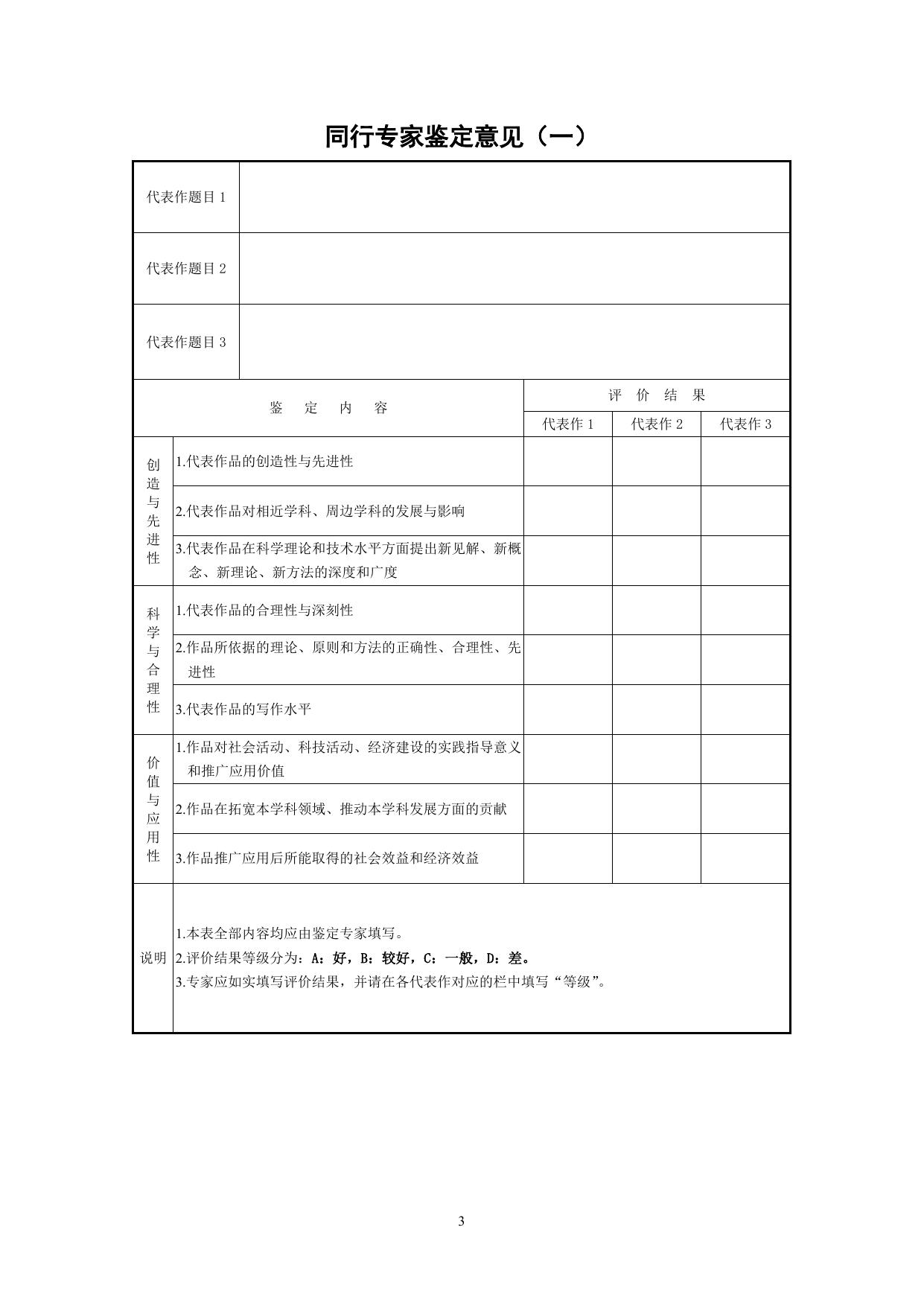 长安大学公路学院附件2：长安大学校外同行专家鉴定意见表.doc