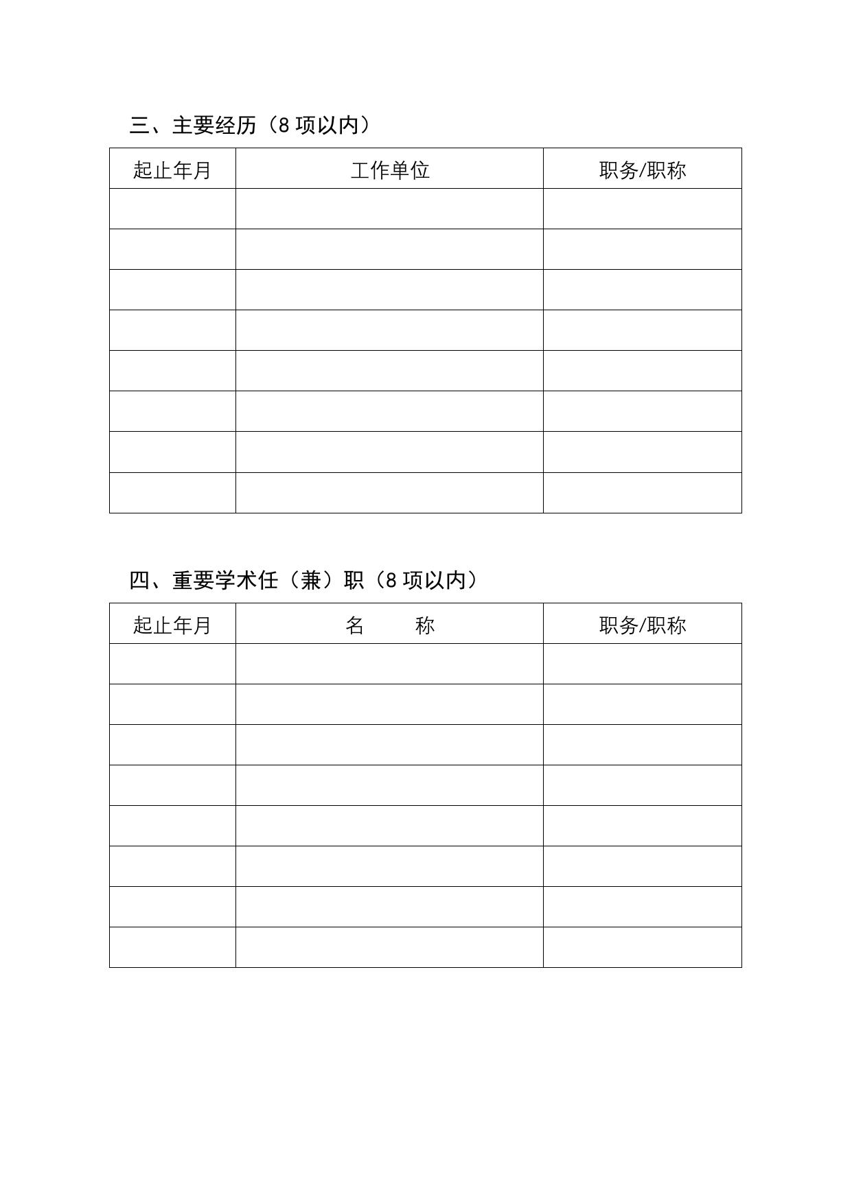 长安大学公路学院第十二届中国青年女科学家奖候选人推荐表.docx
