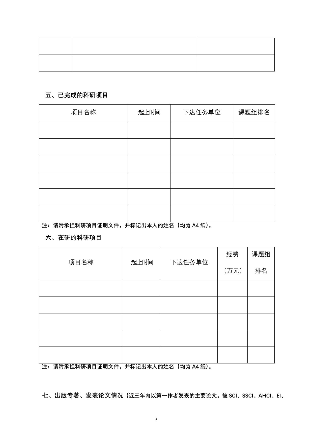 长安大学公路学院附件1 陕西省青年科技新星申请书.doc