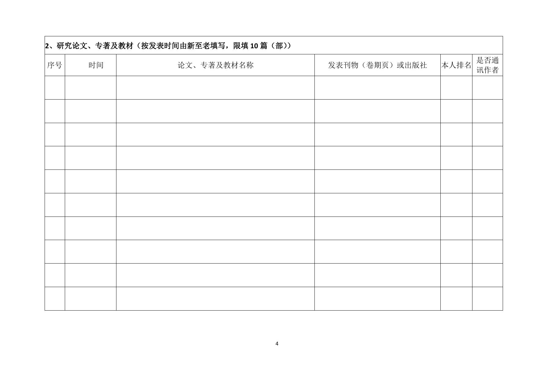 长安大学公路学院附件2 霍英东教育基金会高等院校青年教师基金申请书.doc