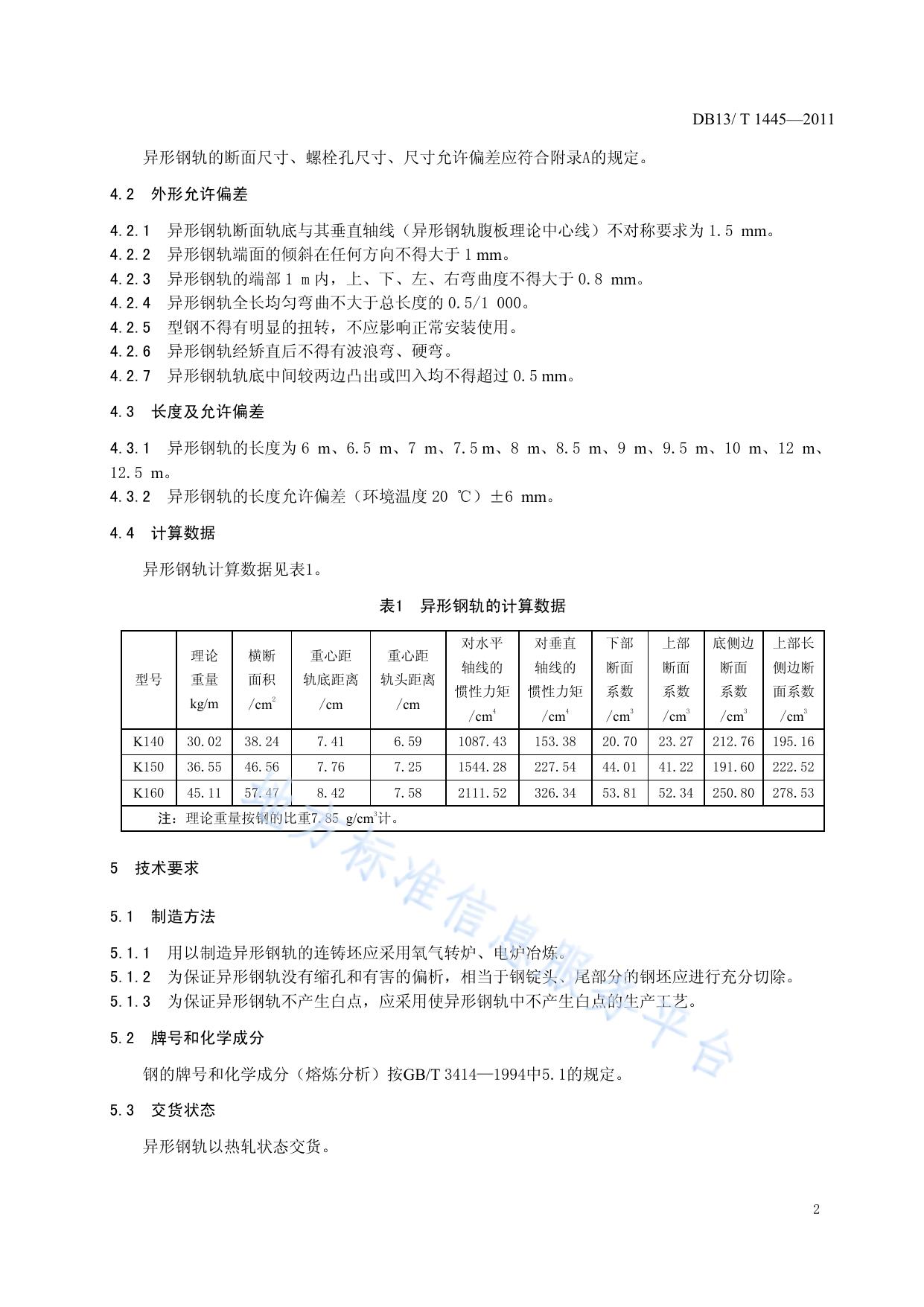 煤矿用热轧异性钢轨