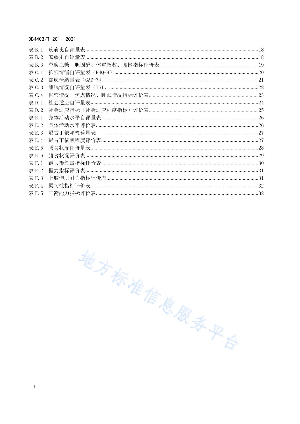居民健康水平测评指南